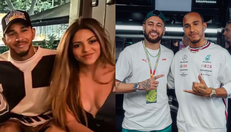 Neymar, Lewis Hamilton e Shakira