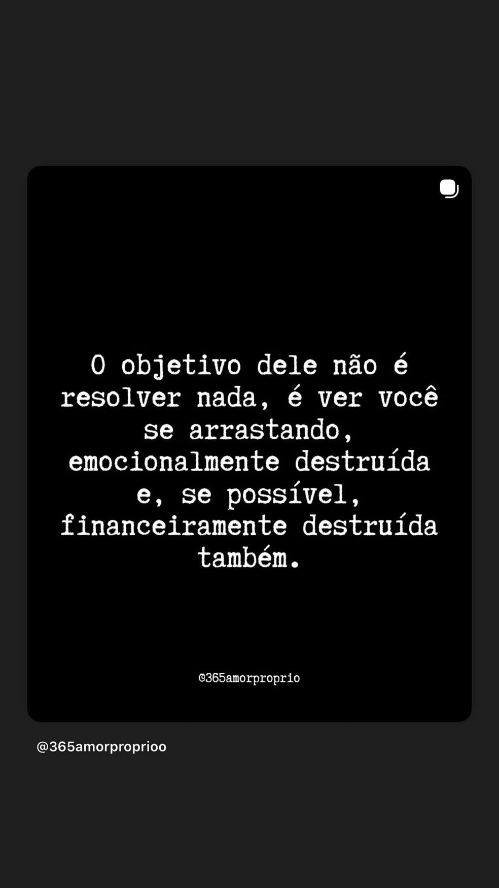 Lorena Maria compartilha posts sobre homens narcisistas ao falar de MC Daniel — Foto: Reprodução/Instagram Lorena Maria