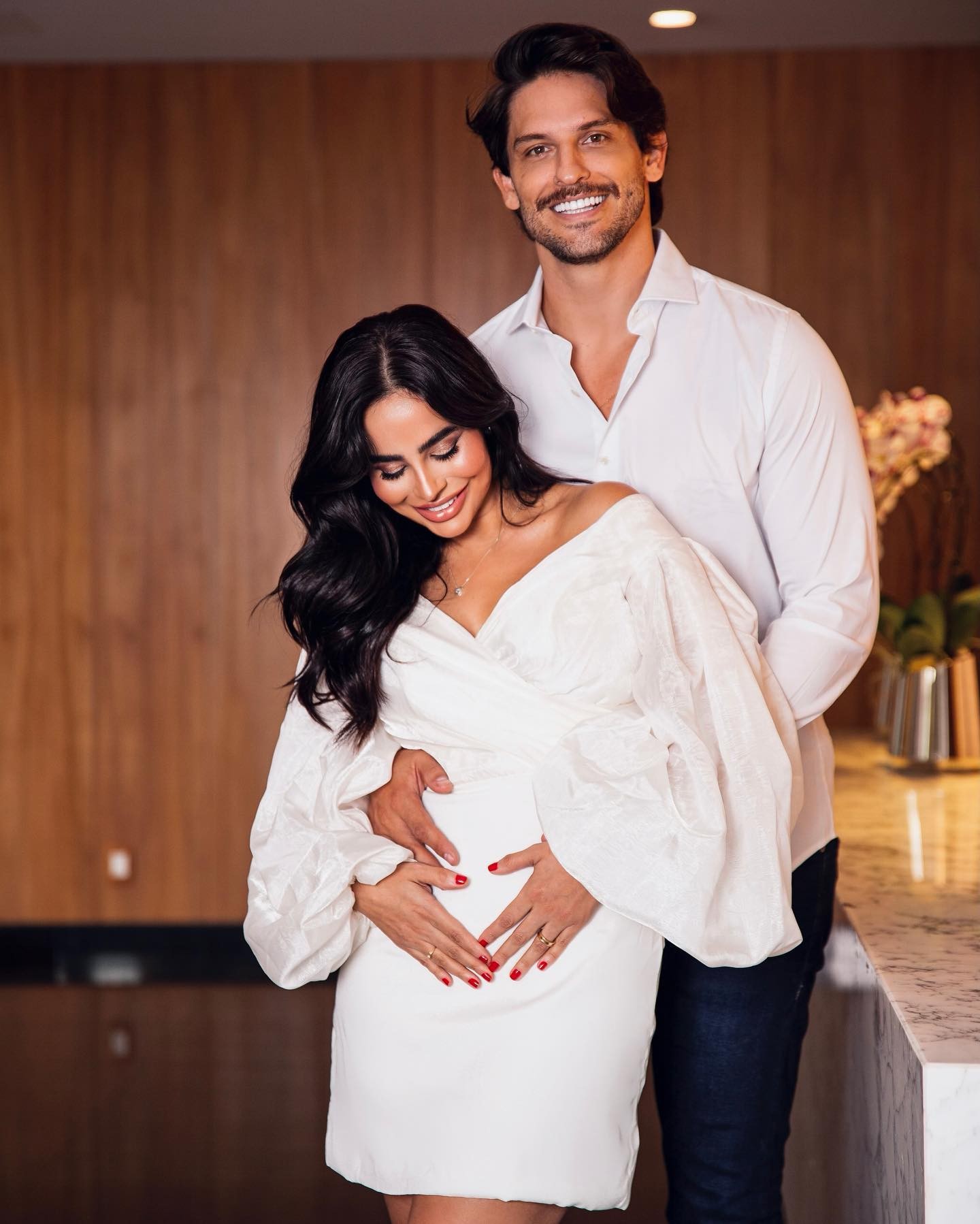 Miro Moreira e Liliane Lima anunciam espera do primeiro bebê — Foto: Reprodução/Instagram