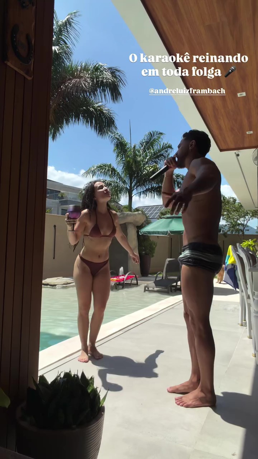 Larissa Manoela e André Luiz Frambach — Foto: Reprodução/Instagram