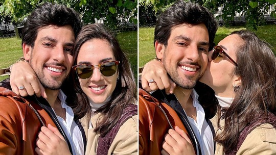 Filha de Faustão, Lara e Julinho Casares anunciam noivado