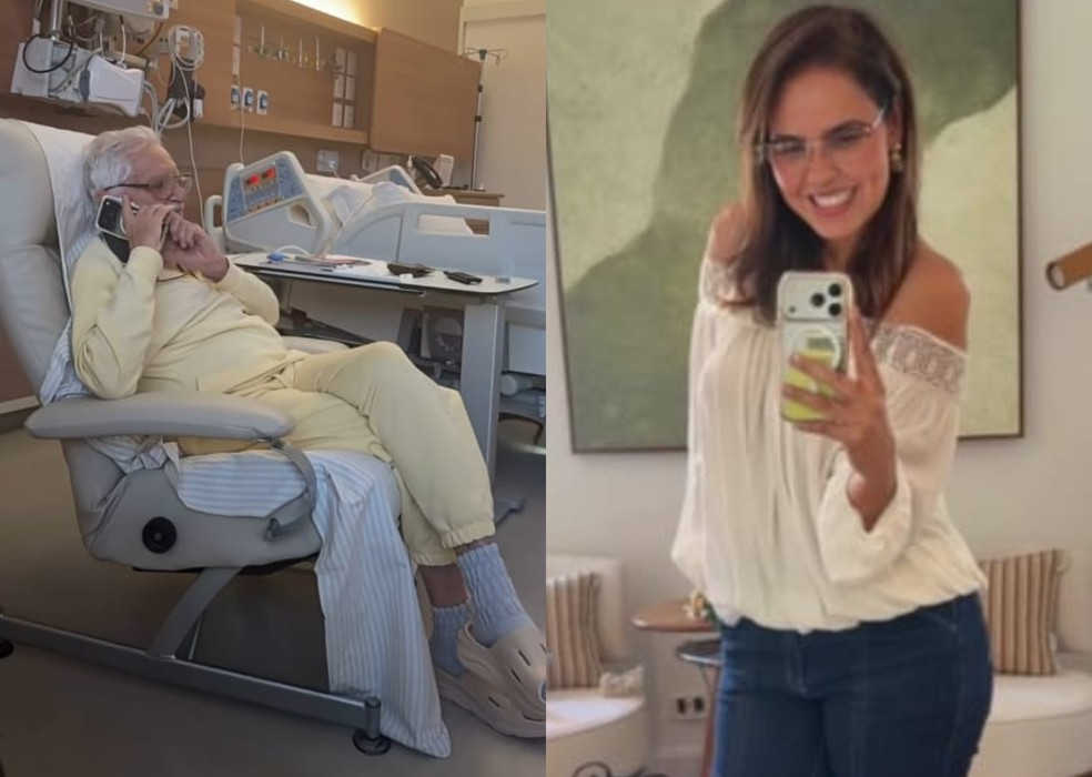 Carlos Alberto de Nóbrega e a esposa, Renata de Nóbrega — Foto: Reprodução/Instagram