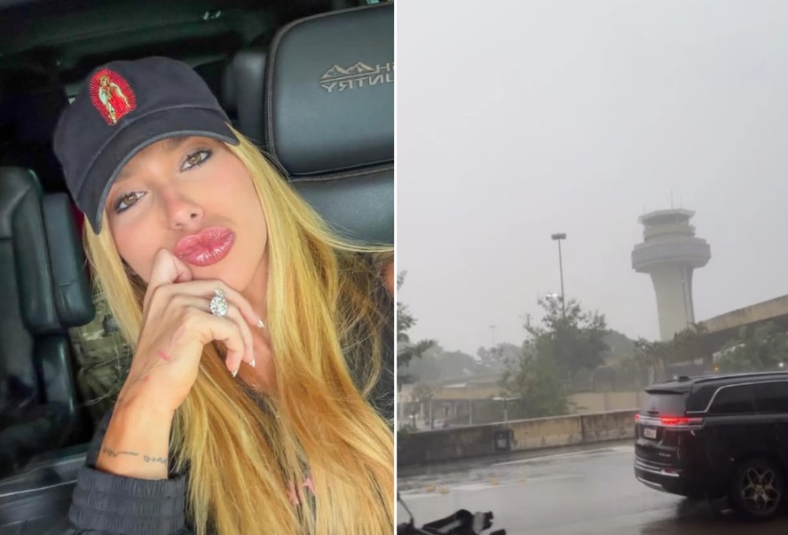 Virginia Fonseca tem planos frustrados após temporal atingir RJ: 'Tempo  fechou no aeroporto'