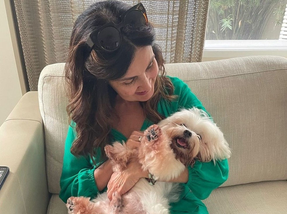 Fátima Bernardes lamenta morte de cão da família — Foto: Reprodução Instagram