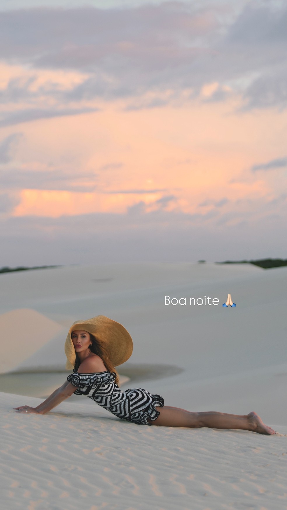 Ana Paula Siebert abriu álbum de viagem ao Maranhão — Foto: Reprodução/Instagram