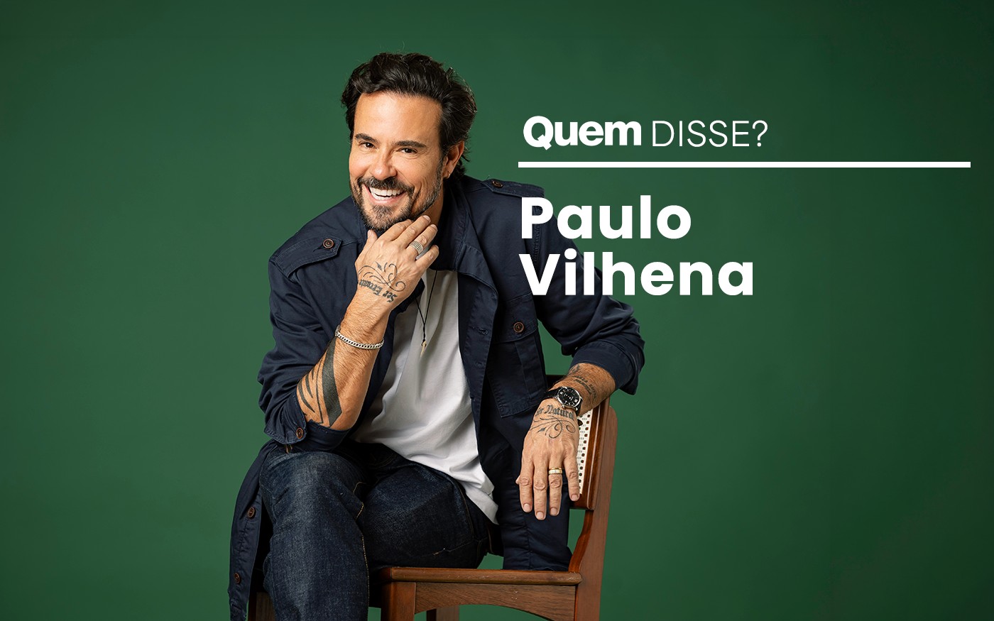 Paulo Vilhena: "A fama é como um cigarro ou um copo de bebida, algo tóxico" - QTU Questões do Universo