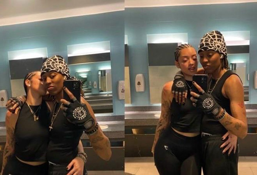 Camilly Victoria, filha de Xanddy e Carla Perez, posa com a namorada em ...