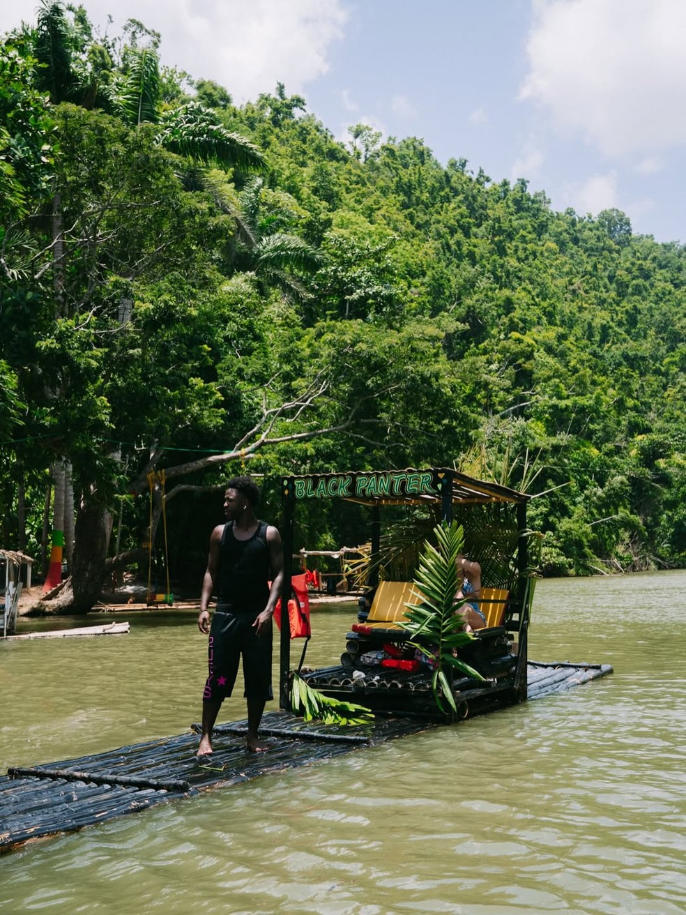 Vini Jr posta fotos na Jamaica — Foto: Reproducao/Instagram