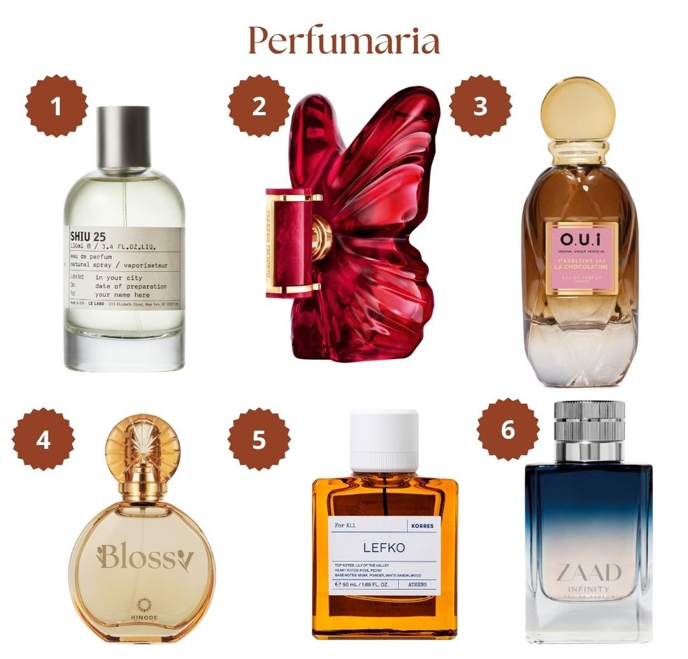 Lançamentos de perfumes em setembro — Foto: Divulgação