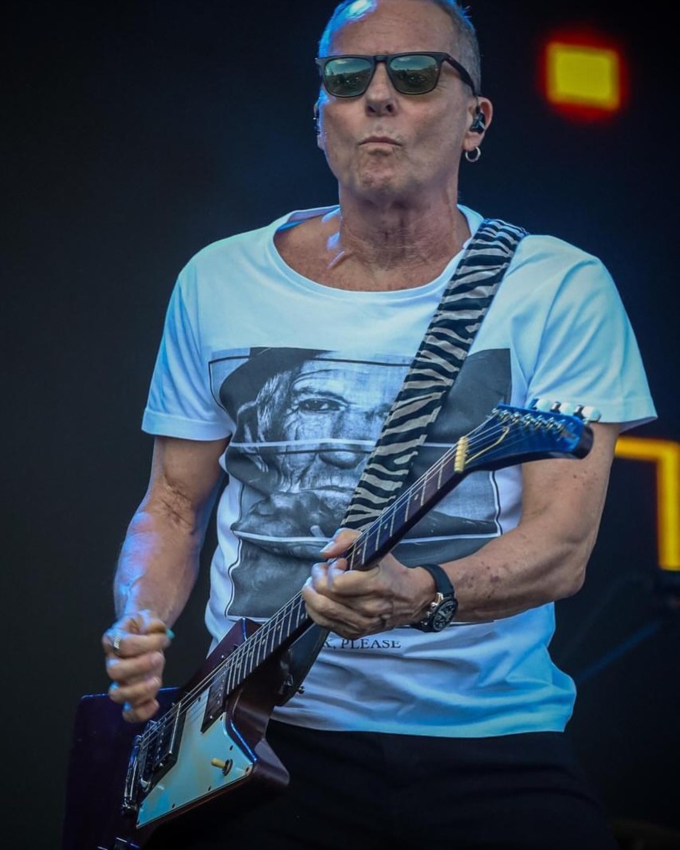 Tony Bellotto é guitarrista do Titãs — Foto: @daniel_rossetto e @dantas_foto_musica