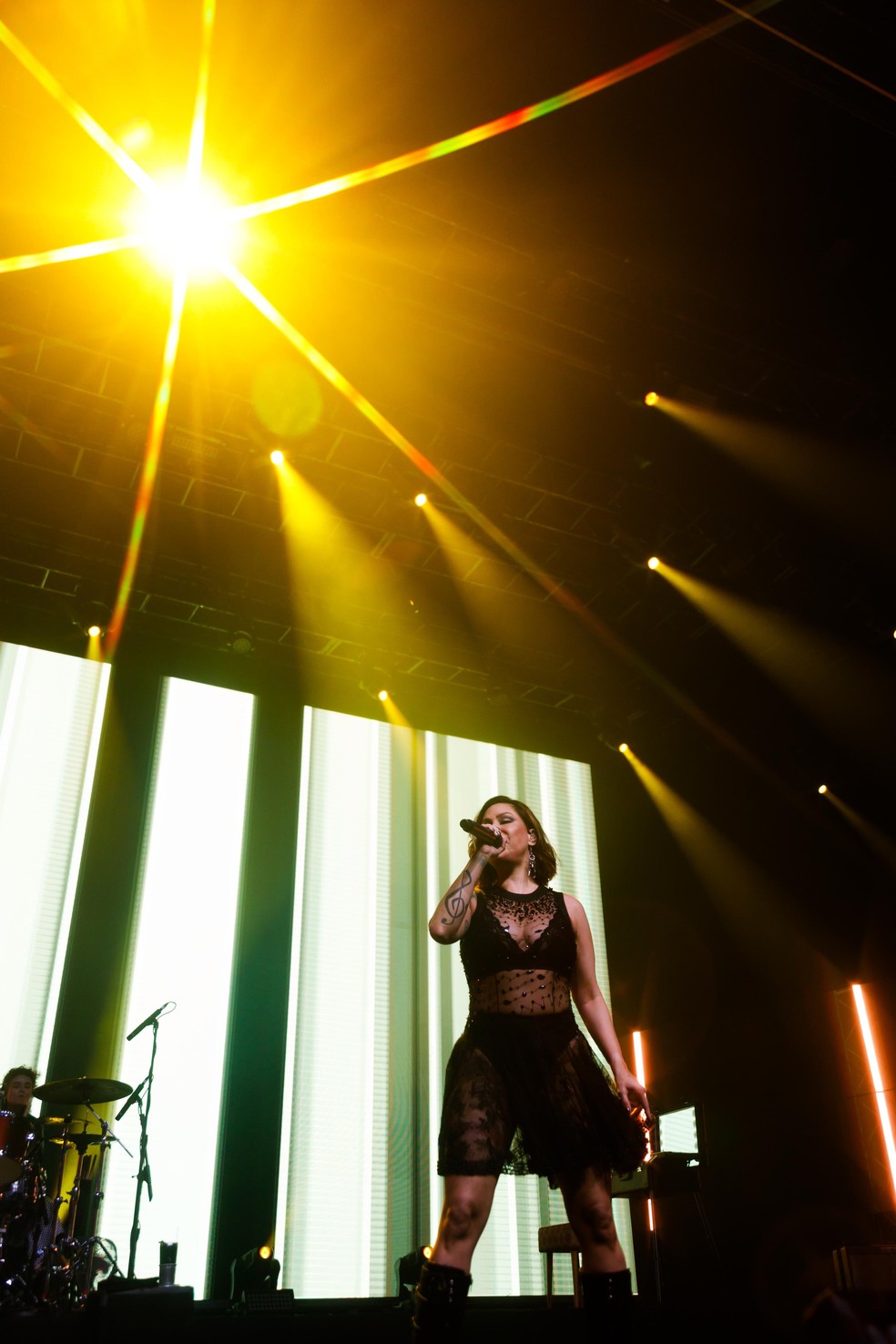 Pitty apresenta show da turnê de despedida em SP — Foto: Patrícia Devoraes/BrazilNews