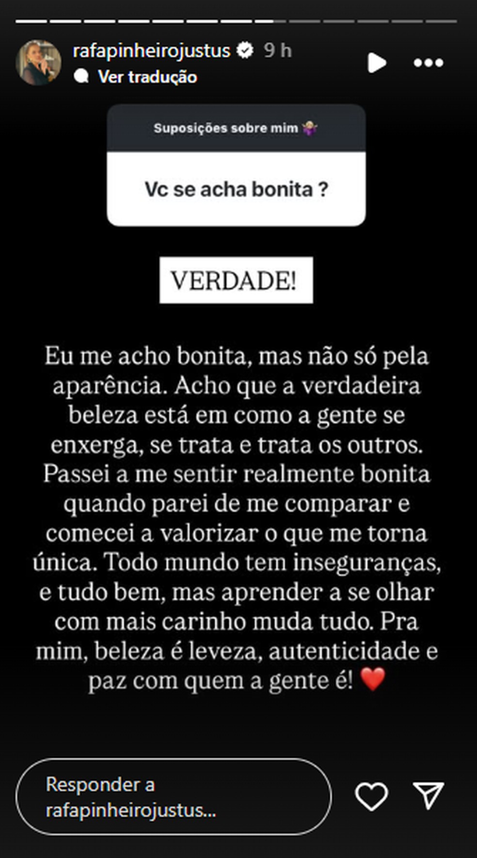 Post de Rafa Justus — Foto: Reprodução/Instagram