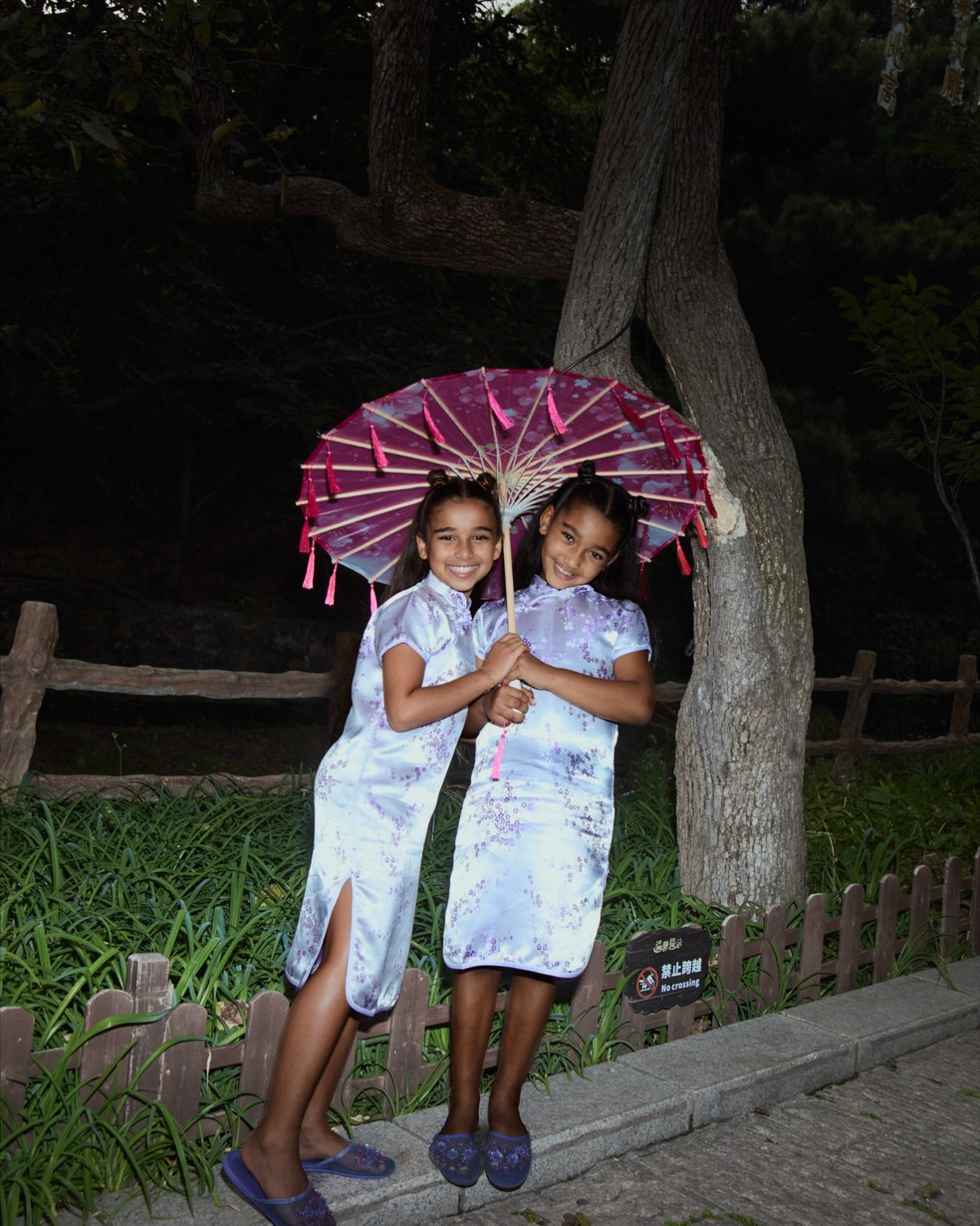 Kim Kardashian curte viagem na China — Foto: Reprodução/Instagram