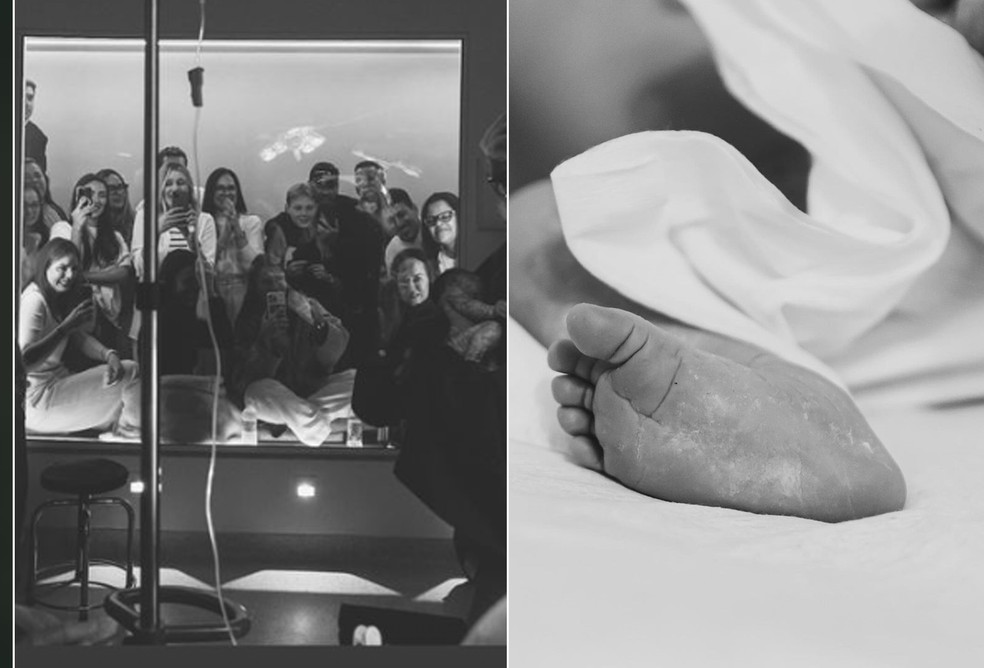 Influenciadora Amanda Kimberlly mostra Neymar em parto de Helena; veja ...