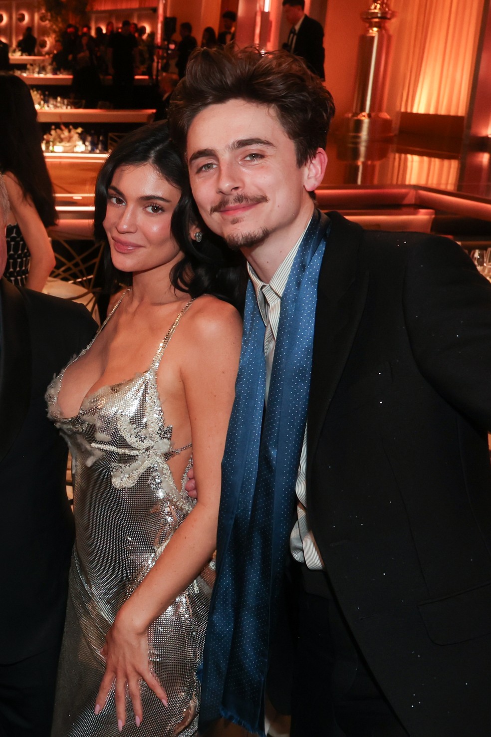 Kylie Jenner e Timothée Chalamet — Foto: Getty Images