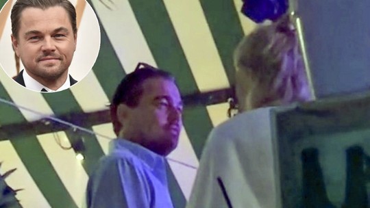 
Leonardo DiCaprio chega junto de loira misteriosa em festa na Itália
