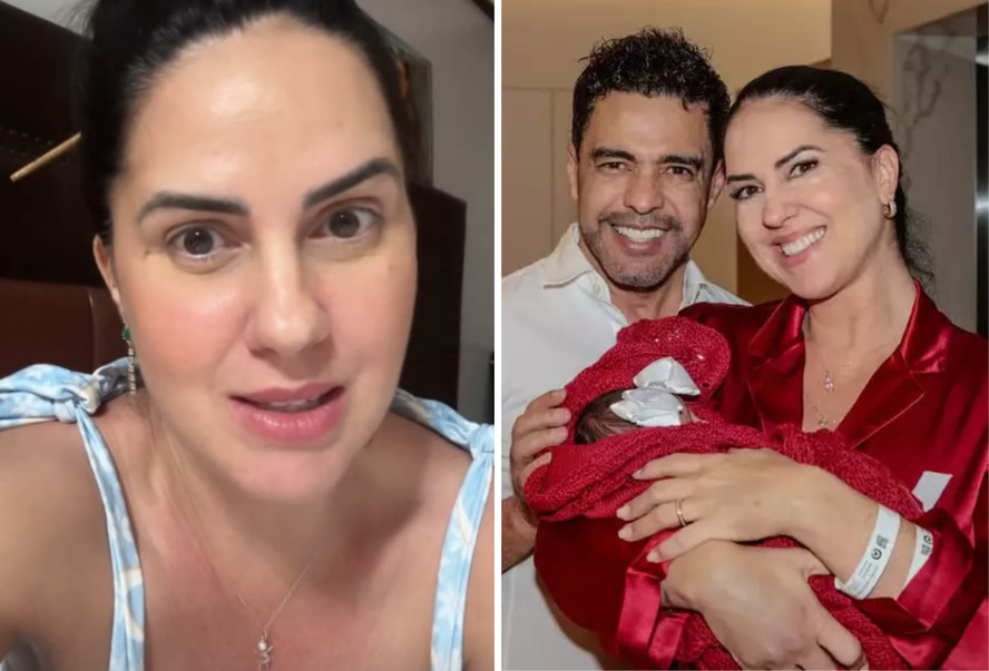 Graciele Lacerda se surpreende com o desenvolvimento da filha com Zezé:  'Não condiz com a idade