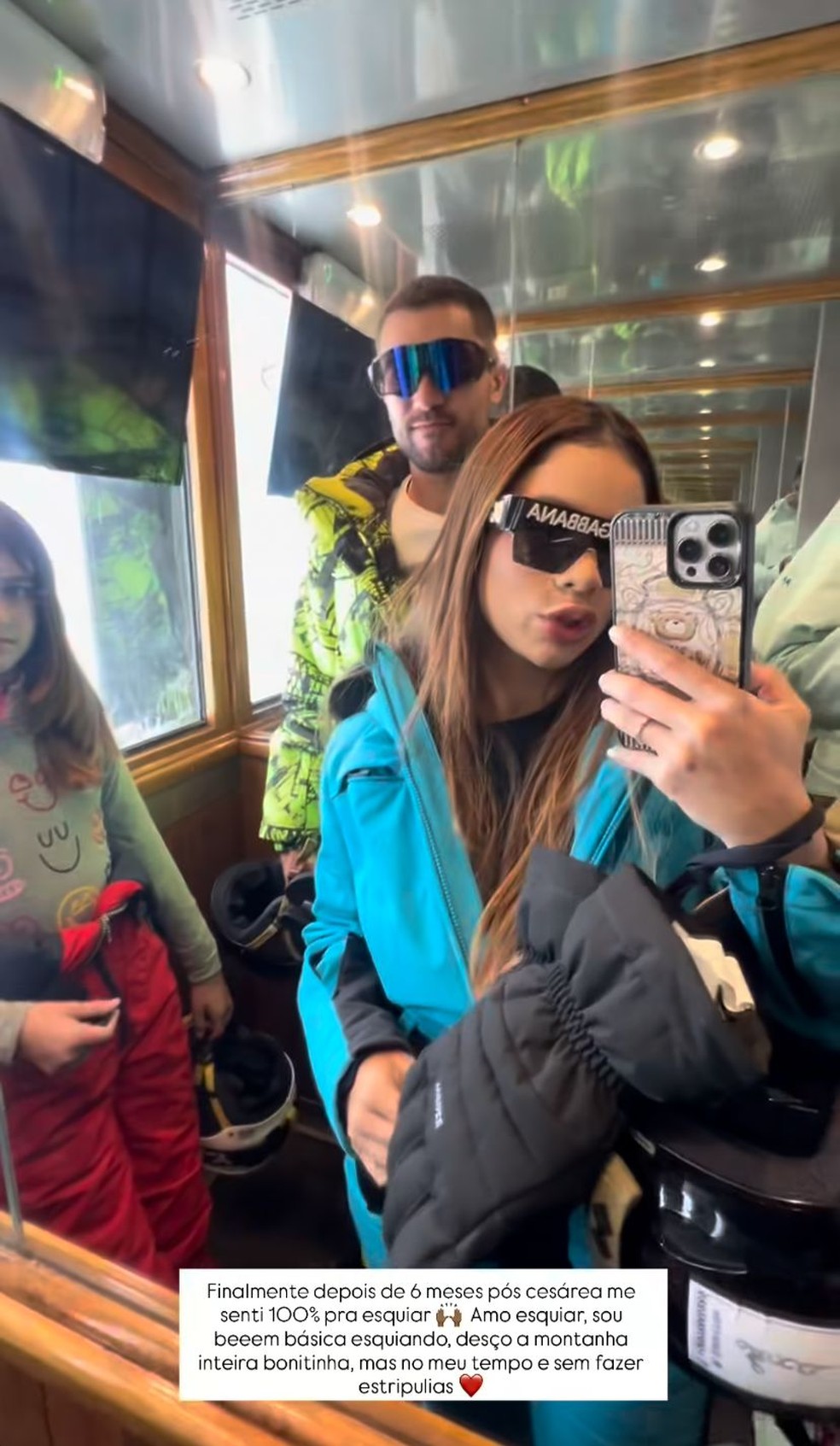 Lexa agradece Anitta por ensiná-la a esquiar e celebra prática 6 meses ...