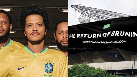 Bruno Mars compartilha anúncio de volta ao Brasil com link misterioso