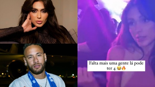 Ex-amante de Neymar, Fernanda Campos alfineta flagra de jogador com mulheres em noitada