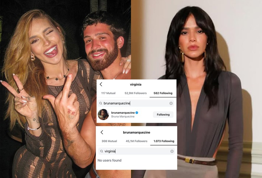 Web especula sobre relação de Virginia e Bruna Marquezine após notarem  detalhe no Instagram