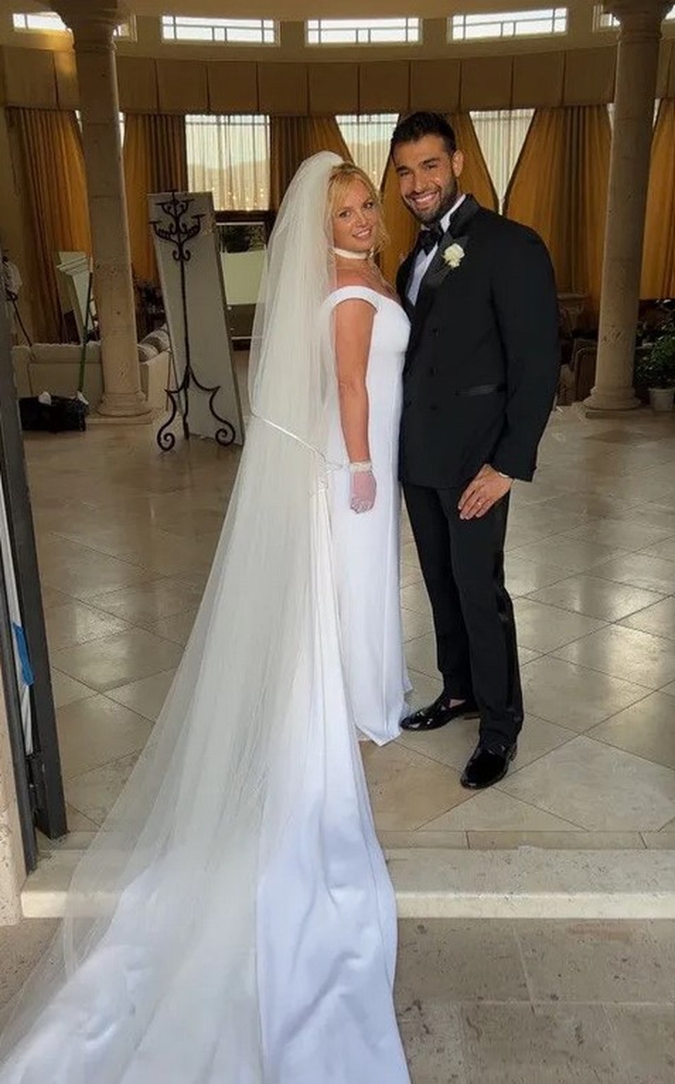 Casamento de Britney Spears e Sam Asghari  — Foto: Reprodução/Instagram