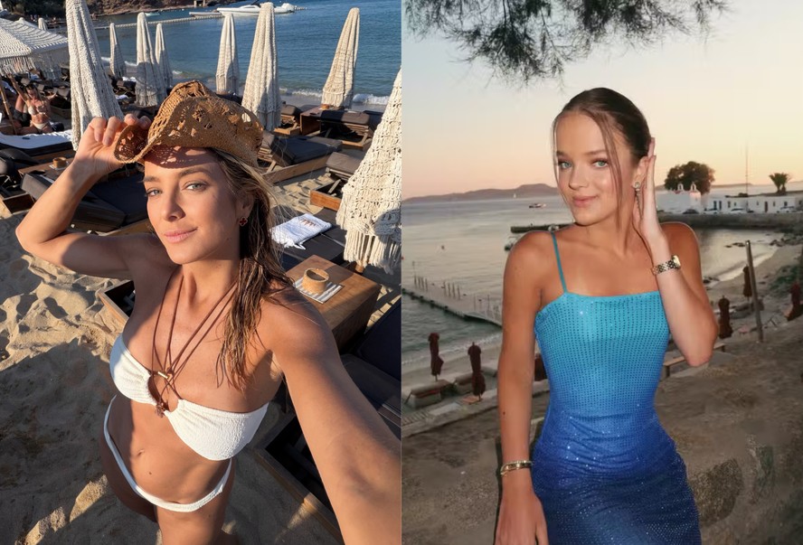 Imagem da notícia - Ticiane Pinheiro e Rafaella Justus na Grécia