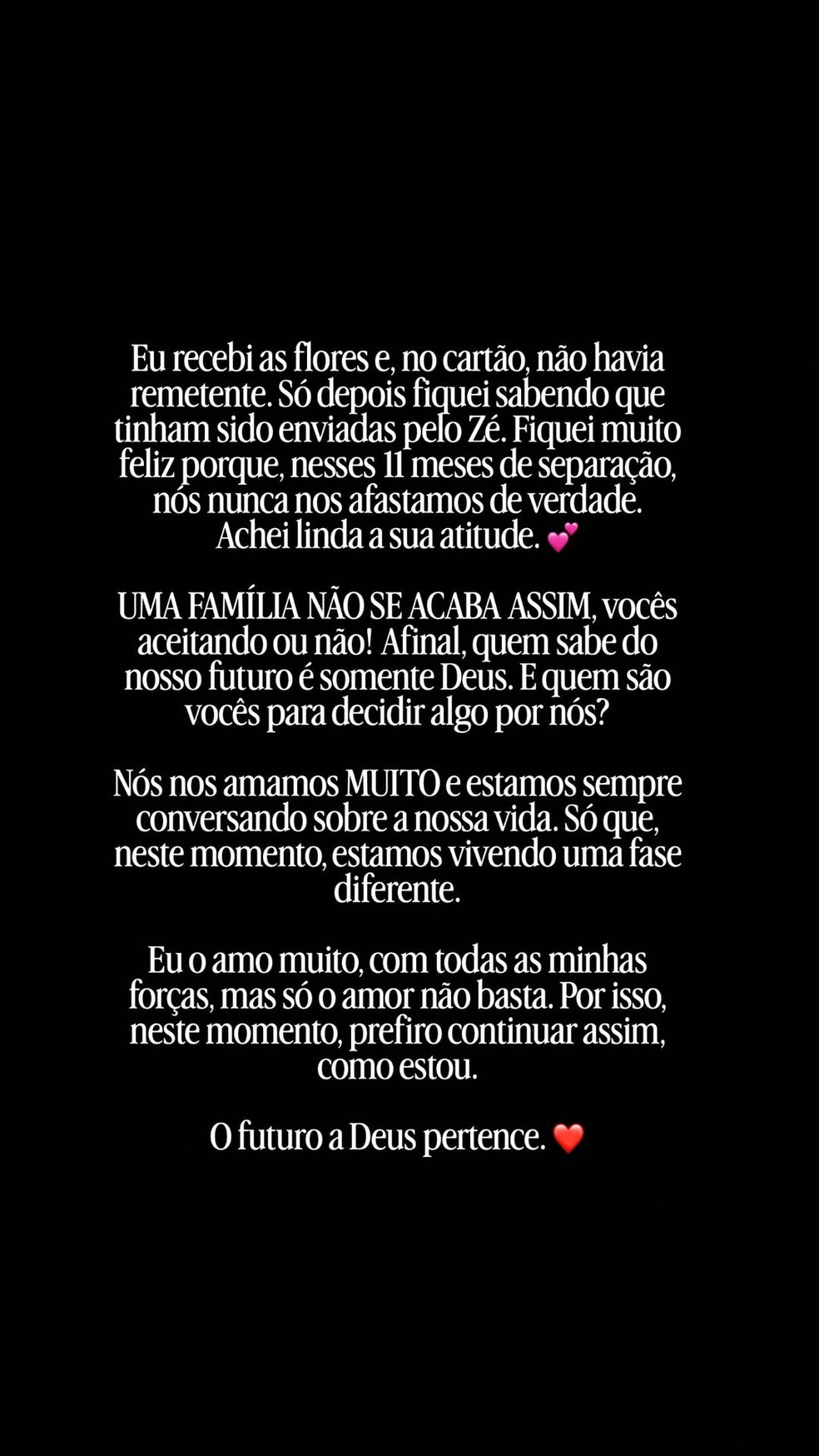Zé Vaqueiro faz surpresa para a ex-mulher após divórcio e ganha resposta esperançosa — Foto: Reprodução/Instagram