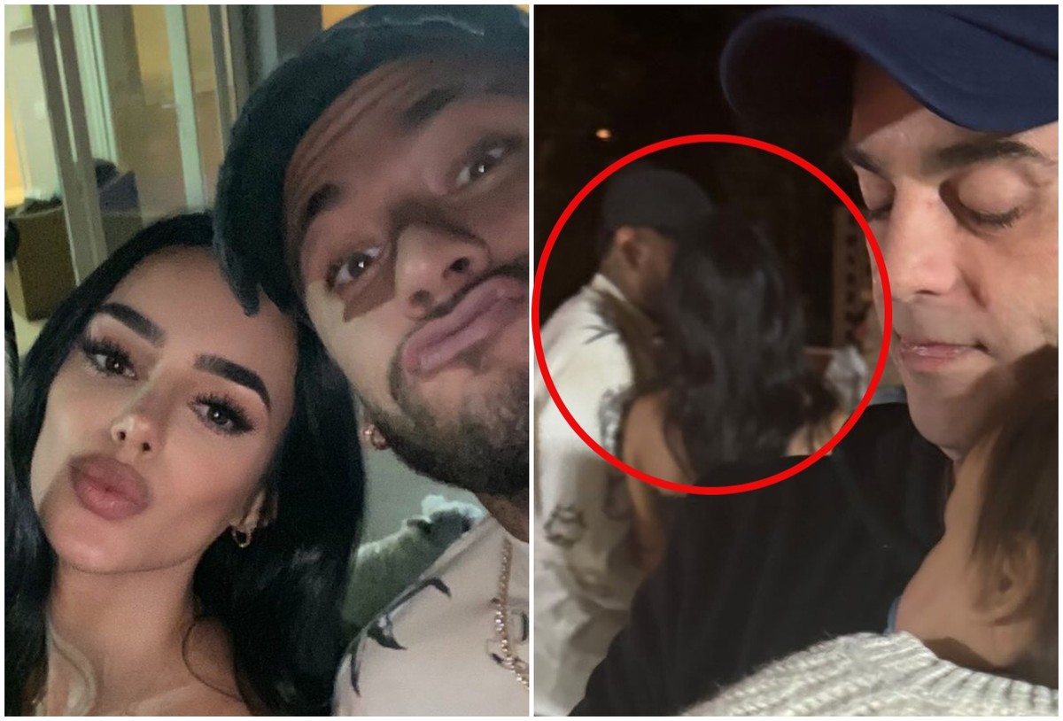 Neymar aparece coladinho com Bruna Biancardi em pagode entre amigos; fotos