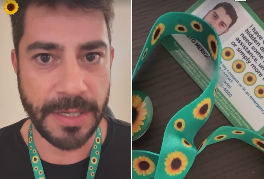 revistapazes.com - Evaristo Costa exibe cord&atilde;o de girassol ap&oacute;s ser diagnosticado com doen&ccedil;a silenciosa