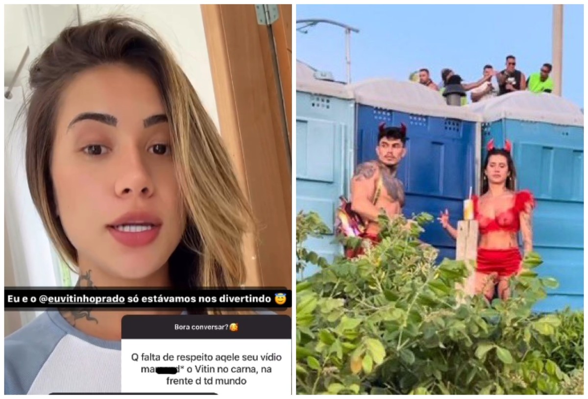 Miss Bumbum rebate críticas após ser flagrada em momento íntimo na rua: É  Carnaval