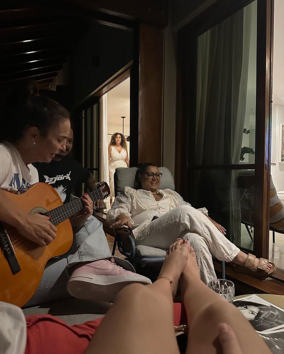 Preta Gil com Ivete Sangalo, Gominho e Soraya Rocha — Foto: Reprodução/Instagram