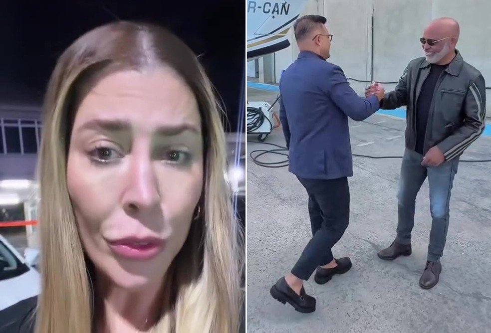 Cláudia Guimarães, ex do empresário Bruno Avelar, que estava com Rick em helicóptero desaparecido, se manifesta — Foto: Reprodução/Instagram