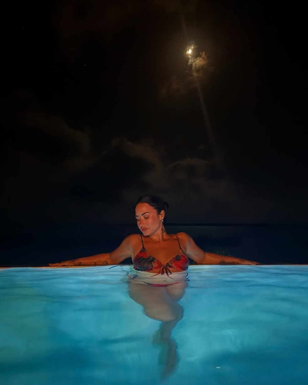 Demi Lovato nas Bahamas &mdash; Foto: Reprodu&ccedil;&atilde;o/Instagram