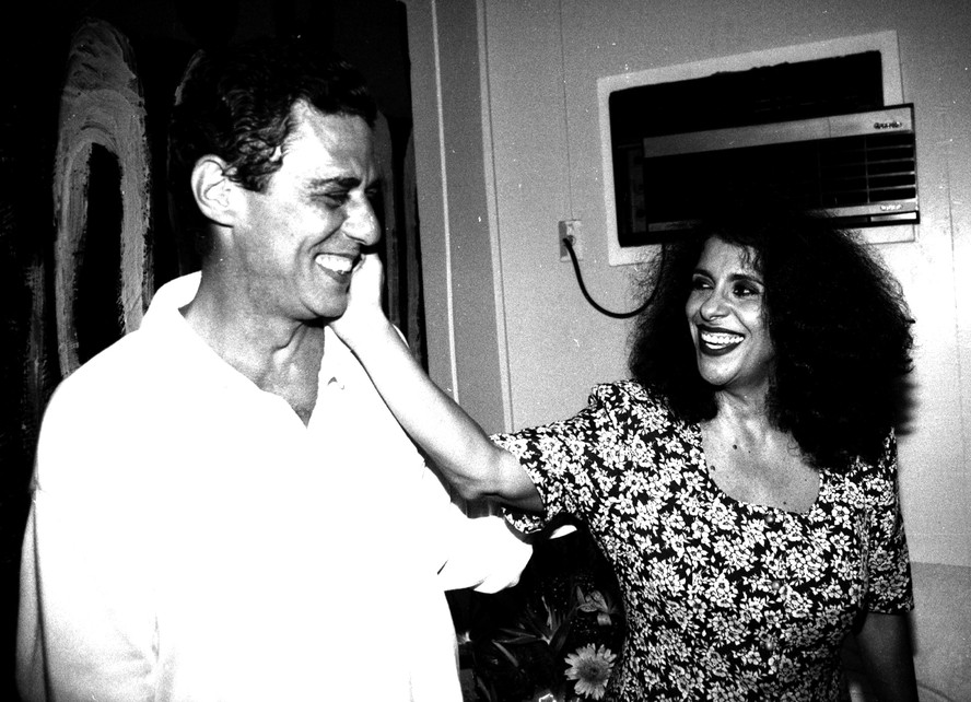Chico Buarque e Gal Costa em 1996