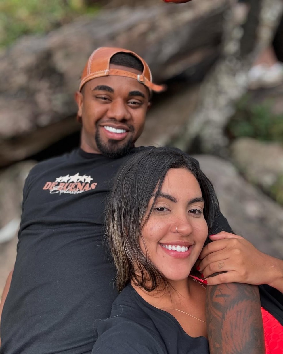 Davi e Adriana Paula — Foto: Reprodução/Instagram
