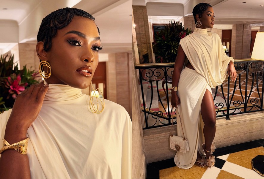 Erika Januza, estupendamente linda em novos cliques na rede