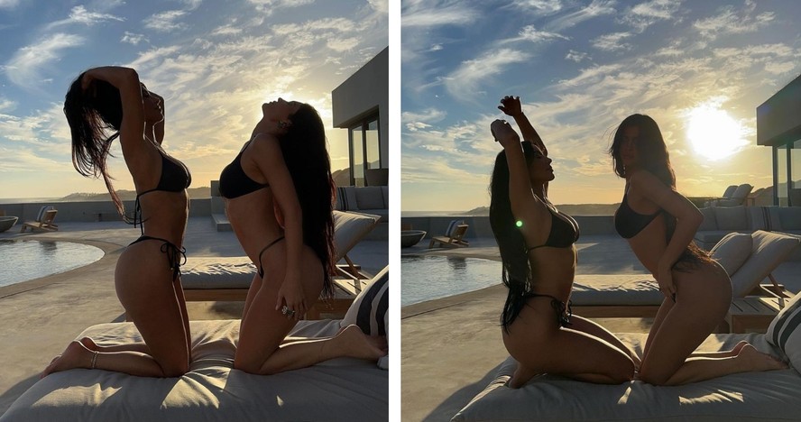 Kylie Jenner e Kim Kardashian