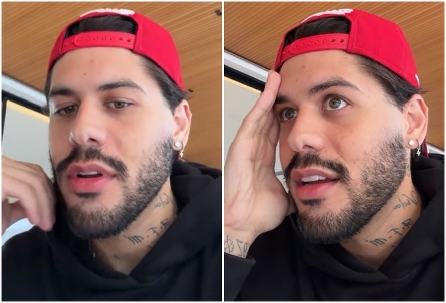 Zé Felipe explica semblante triste e fala de viagem dos filhos com Virginia  Fonseca; vídeo
