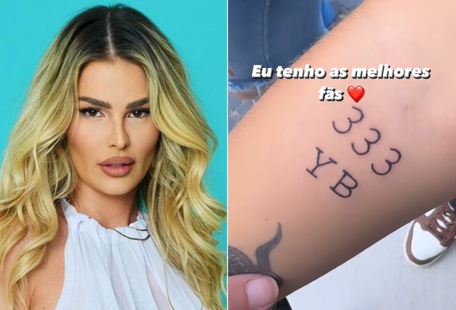 Ex-BBB Yasmin Brunet mostra tatuagens que fãs fizeram em sua homenagem ...