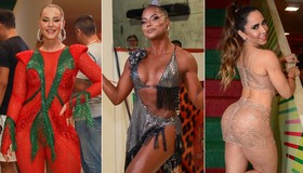 Paolla Oliveira, Mulher Melão e Adriana Bombom arrasam em noite de samba 