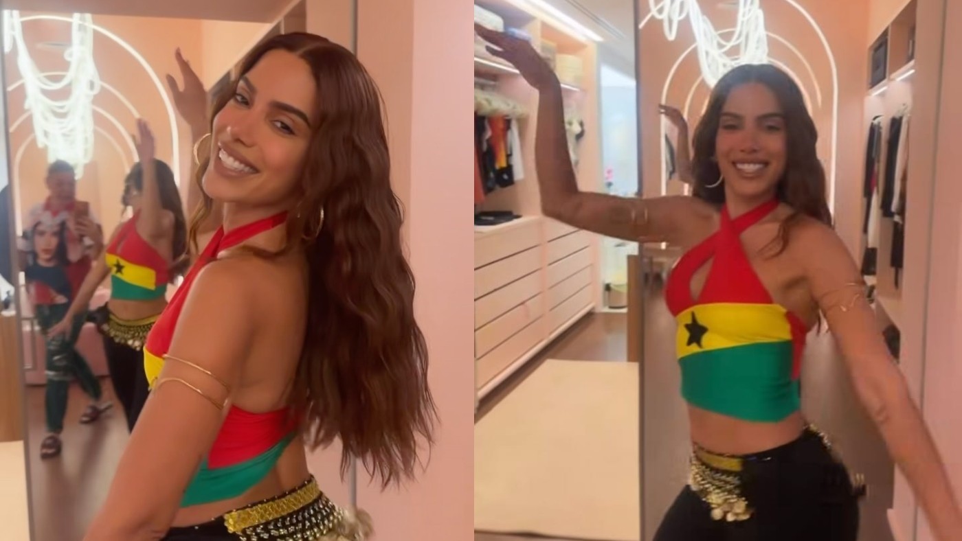 David Brazil mostra Anitta treinando samba antes de ir ao ensaio da Grande Rio: 'Partiu Caxias'