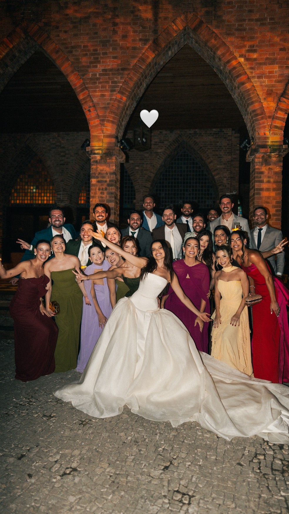 Festa de casamento de Juliete e Kaique Cerveny após segunda cerimônia — Foto: Reprodução/Instagram