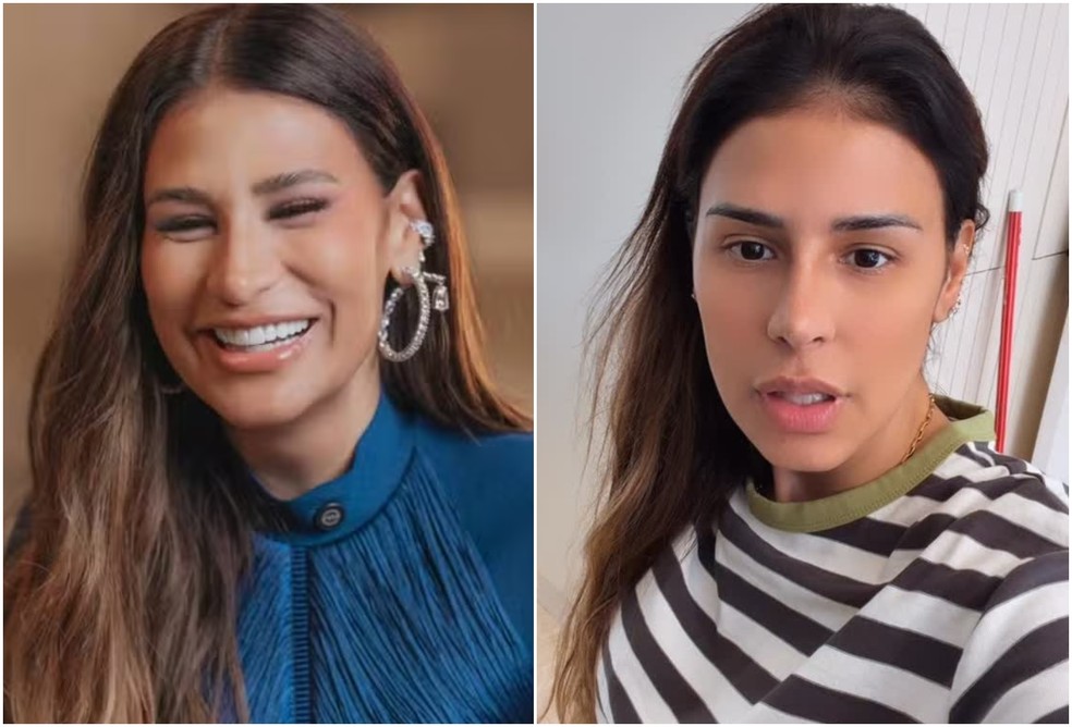 Antes e depois de Simone Mendes — Foto: Reprodução/Instagram