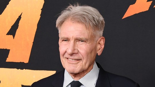 Harrison Ford vai a première de 'Indiana Jones 5' com a mulher, Calista Flockhart