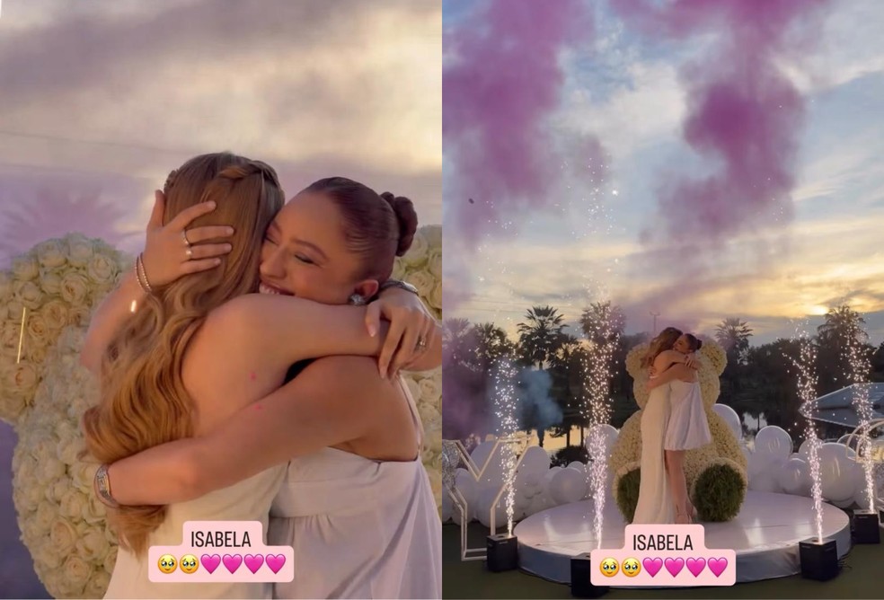 Mari Fernandez e Júlia Ribeiro estão à espera de uma menina — Foto: Reprodução/ Instagram