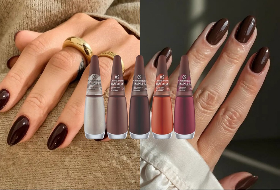 Tempo chuvoso em pleno inverno dá abertura para tons fechados de esmalte — Foto: Divulgação