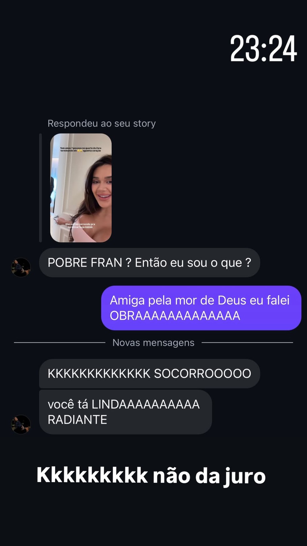 Post de Franciny Ehlke — Foto: Reprodução/Instagram
