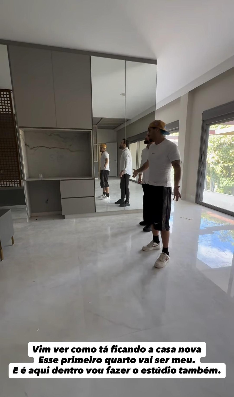 Zé Felipe mostra cômodos da nova mansão — Foto: reprodução/Instagram