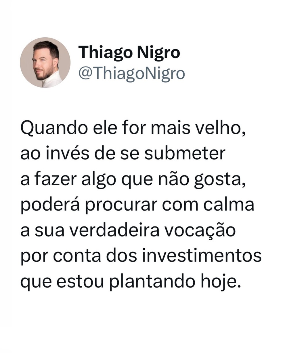 Thiago Nigro, o Primo Rico, faz investimento milionário para aposentar o  filho com Maíra Cardi antes dos 18